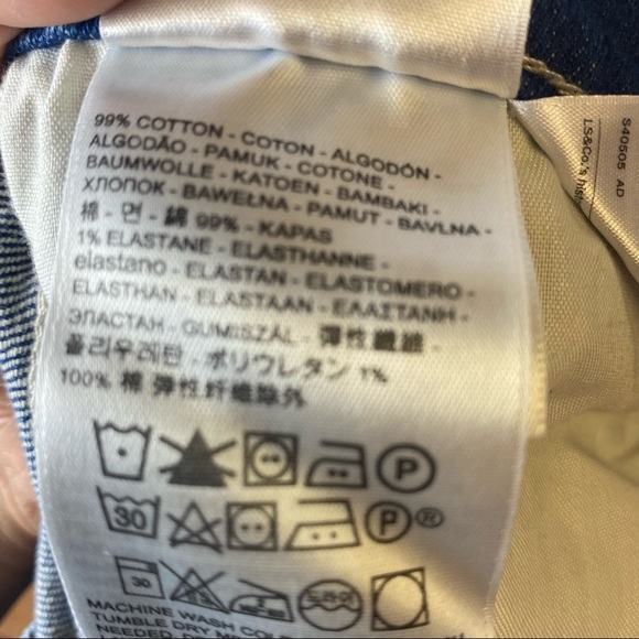 NWT Levi’s High Rise Wedgie Fit Straight Jeans - Picture 14 of 14